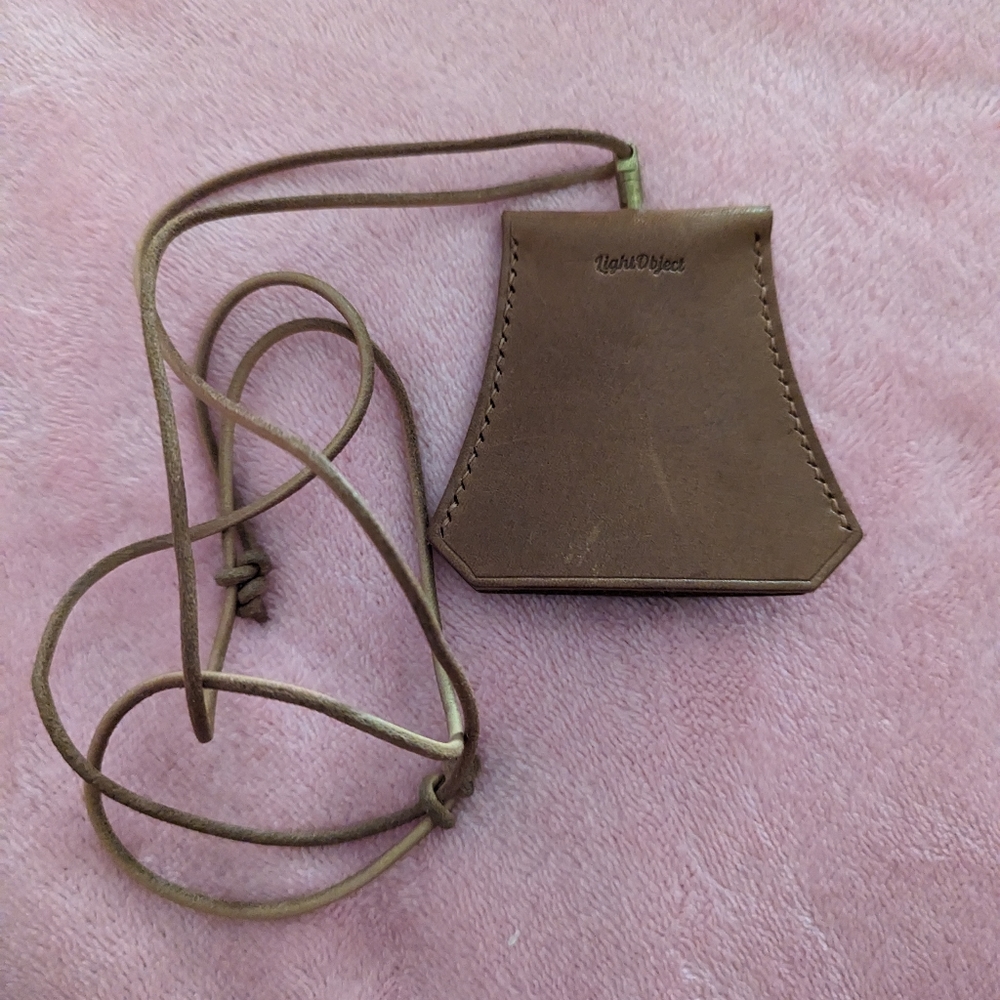 Leather keychain